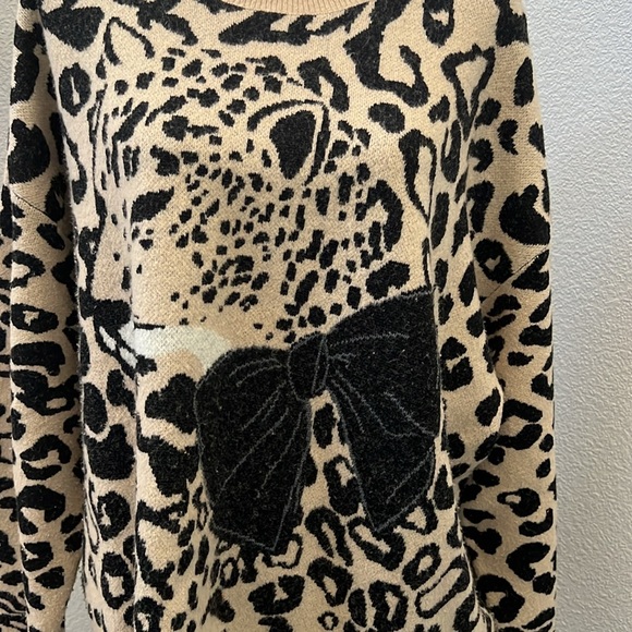 Kate Spade Leopard Bow Sweater - Picture 11 of 16